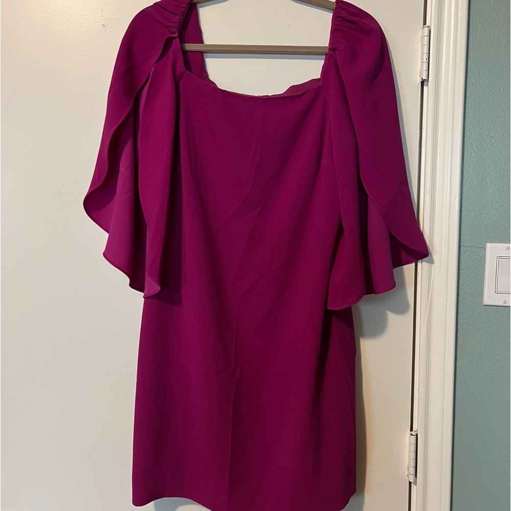 FUCHSIA COCKTAIL DRESS